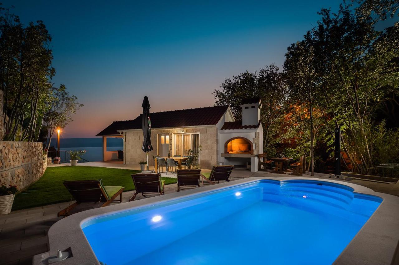 Villa Leoma With Heated Pool Marusici  Ngoại thất bức ảnh