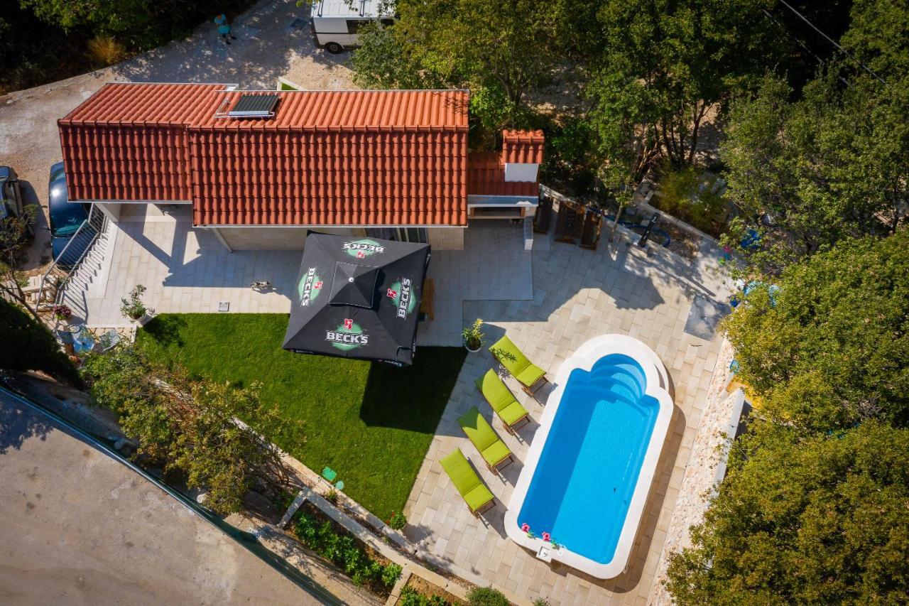 Villa Leoma With Heated Pool Marusici  Ngoại thất bức ảnh