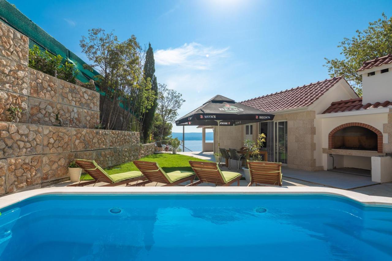 Villa Leoma With Heated Pool Marusici  Ngoại thất bức ảnh